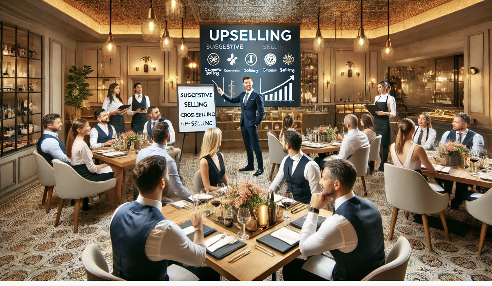 Domina el Arte de las Ventas: Upselling y Cross-Selling para Restaurantes